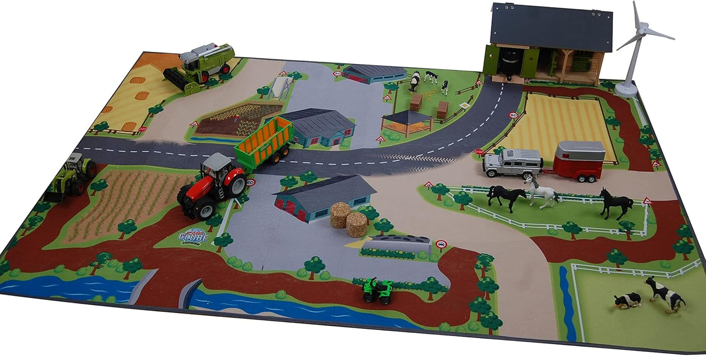 Speelkleed Kids Globe: boerderij 100x150 cm (570347)