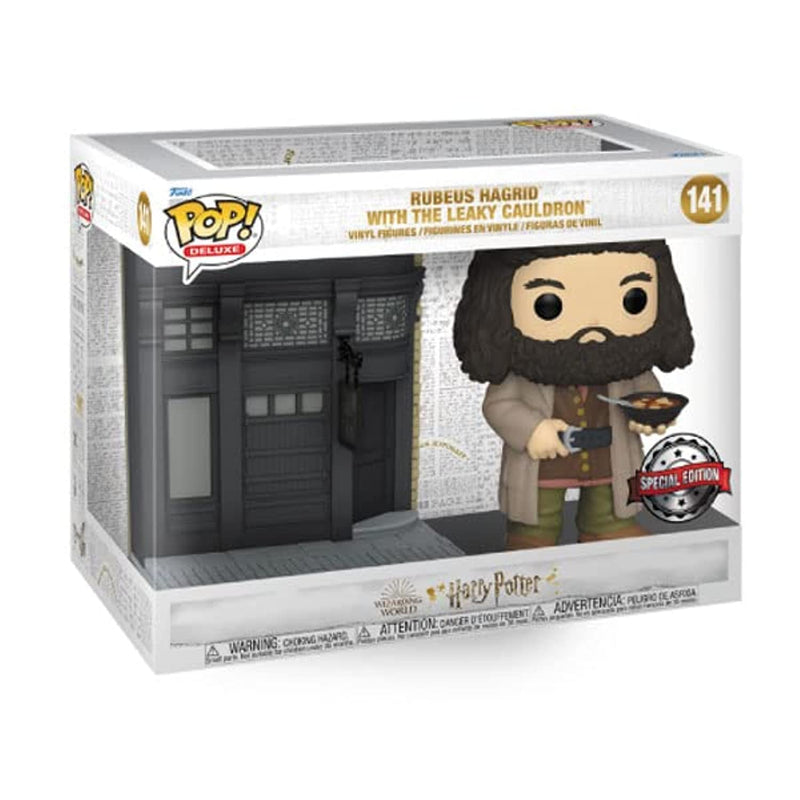 Funko Pop - Deluxe - Harry Potter's Wizarding World - Rubeus Hagrid with The Leaky Couldron (Special Edition) #141