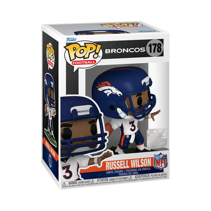 Funko POP! NFL: Broncos - Russell Wilson - Collectable Vinyl Figure - Gift Idea - Official Merchandise - Toys for Kids & Adults - Sports Fans - Model Figure for Collectors and Display