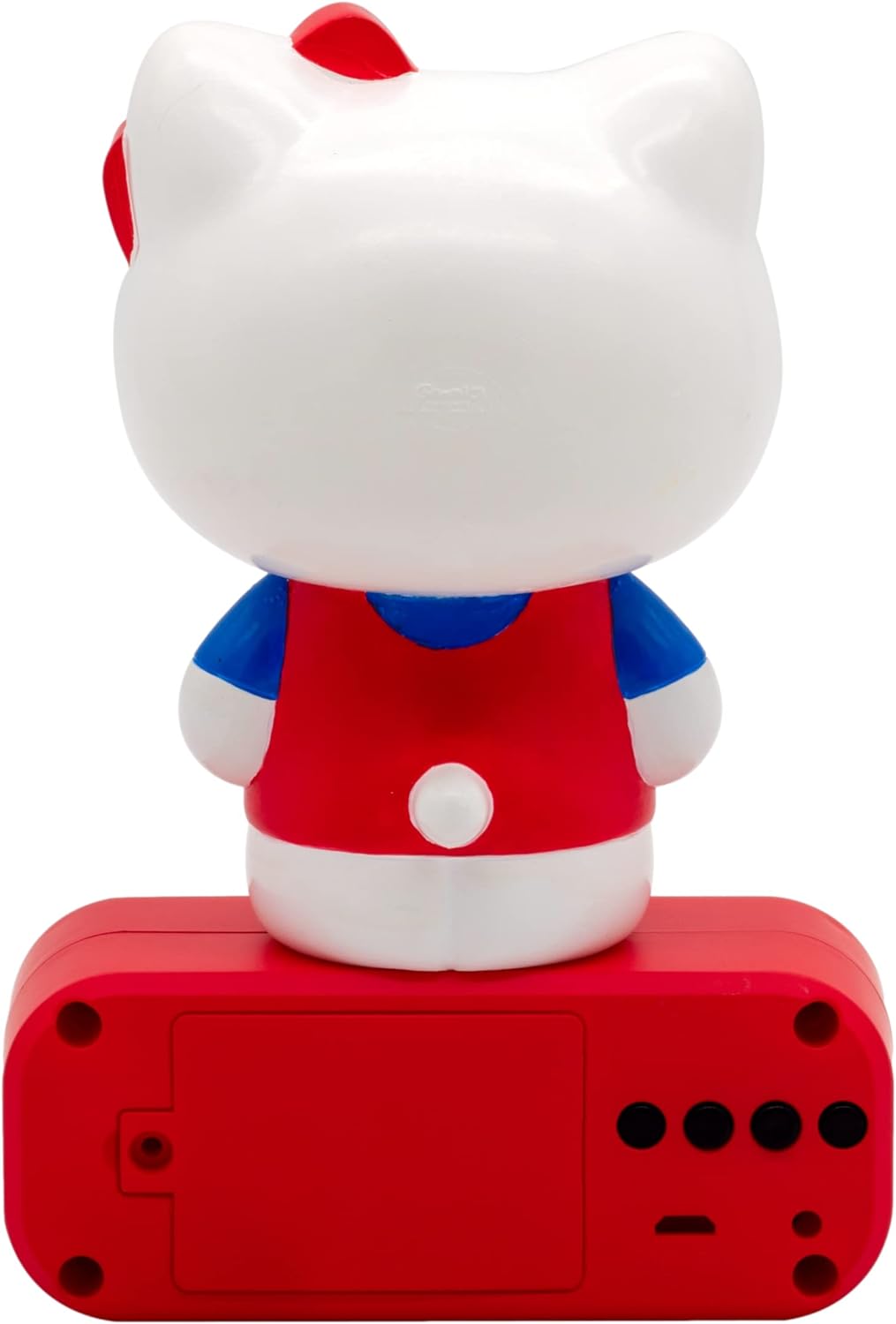 TEKNOFUN Light-up 3D Figurine Alarm Clock, Vinyl, Red, 10