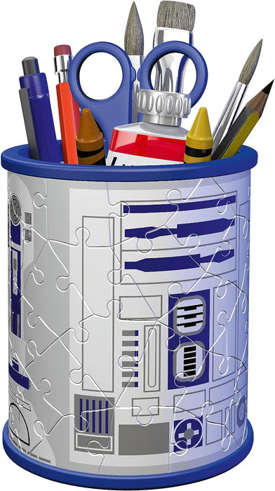 Ravensburger 11554 Star Wars R2-D2 3D Jigsaw Puzzle for Kids and Adults Age 6 Years Up-54 Pieces-Pencil Holder-No Glue Required