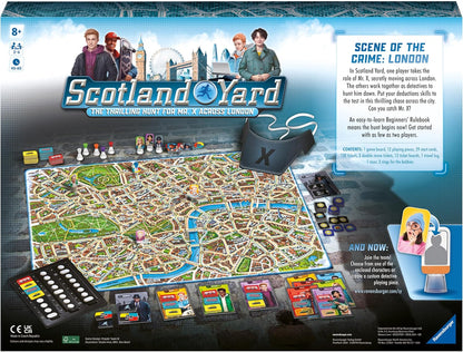 Ravensburger Scotland Yard Family Strategy Board Game for Kids and Adults Age 8 Years Up - New 2023