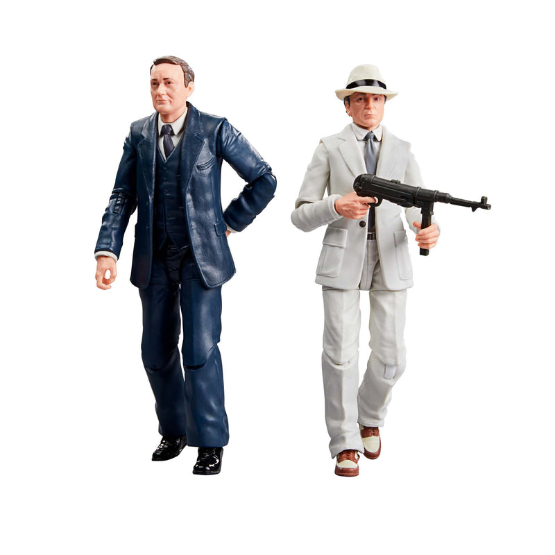 Indiana Jones y Aventureros del Arca Perdida, Figuras Marcus Brody y René Belloq (Ark Showdown) Adventure Series de 15 cm