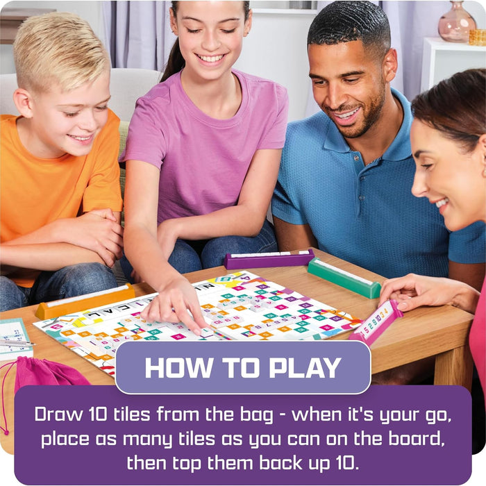 TOMY Numerical - Number Blocks Sequence Board Game - Build Sets, Use Score Boosters, Outthink Opponents - Strategy Board Games for Adults & Kids +10 Years - 2-4 Player Board Games for Kids & Adults