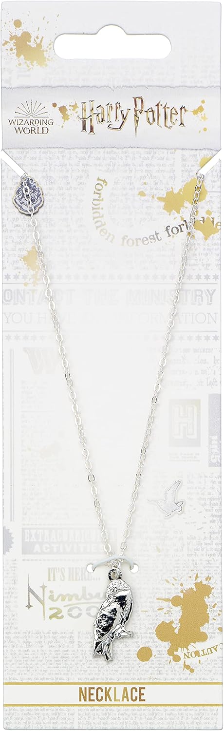 Harry Potter Official Hedwig Owl Link Chain Necklace by The Carat Shop