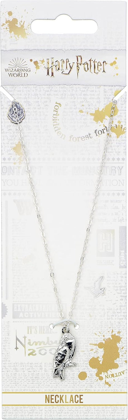 Harry Potter Official Hedwig Owl Link Chain Necklace by The Carat Shop