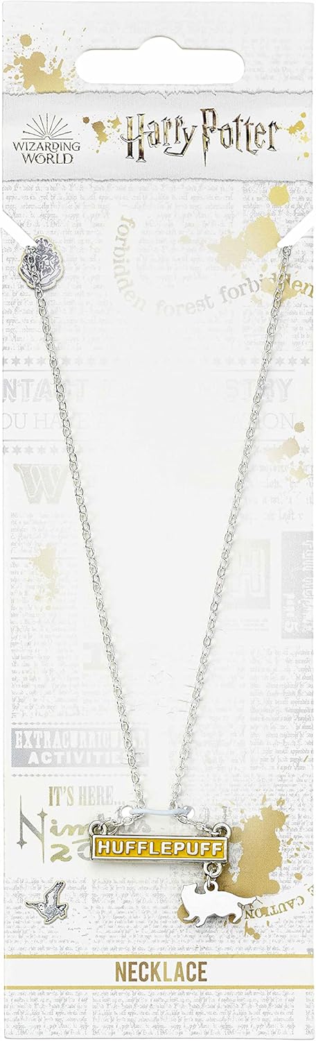 Harry Potter Official Hufflepuff Bar Necklace