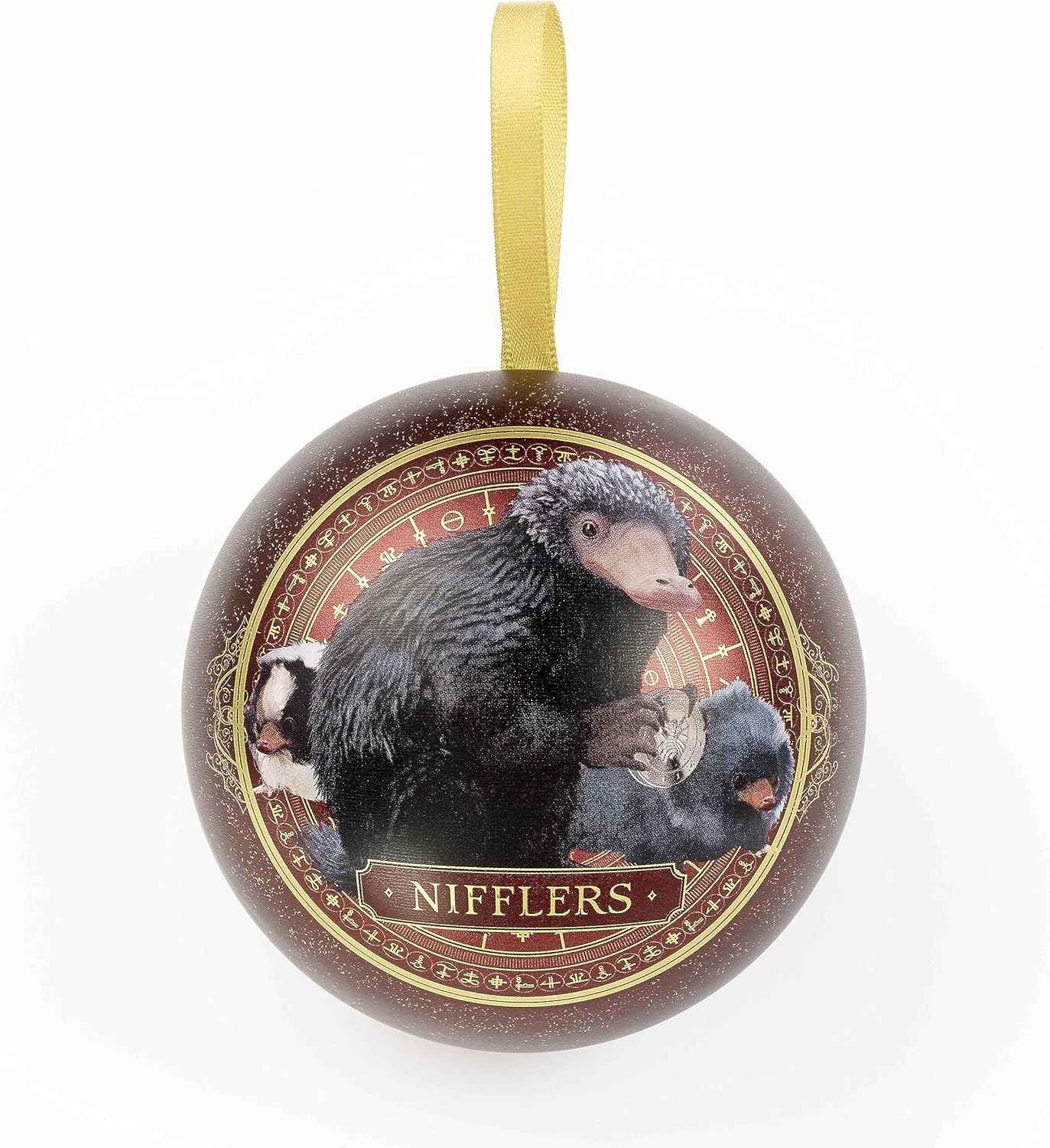 The Carat Shop Fantastic Beasts Official Niffler Bauble with Niffler Necklace Inside