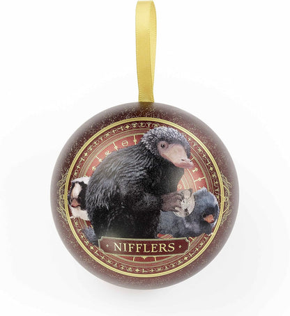 The Carat Shop Fantastic Beasts Official Niffler Bauble with Niffler Necklace Inside