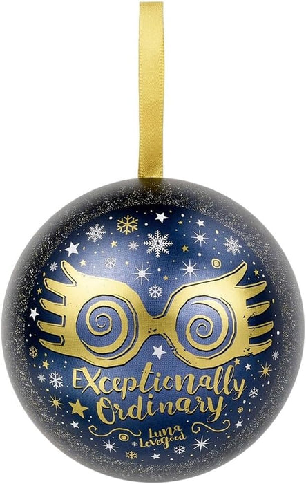 The Carat Shop Harry Potter Official Luna Lovegood Glasses Bauble with Necklace Inside