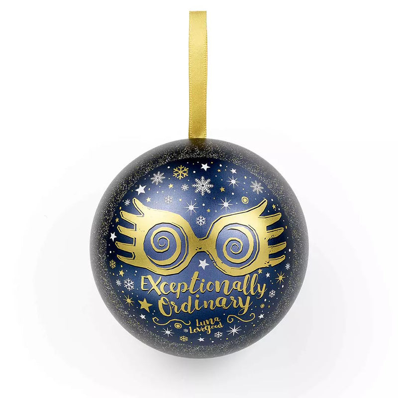 The Carat Shop Harry Potter Official Luna Lovegood Glasses Bauble with Necklace Inside