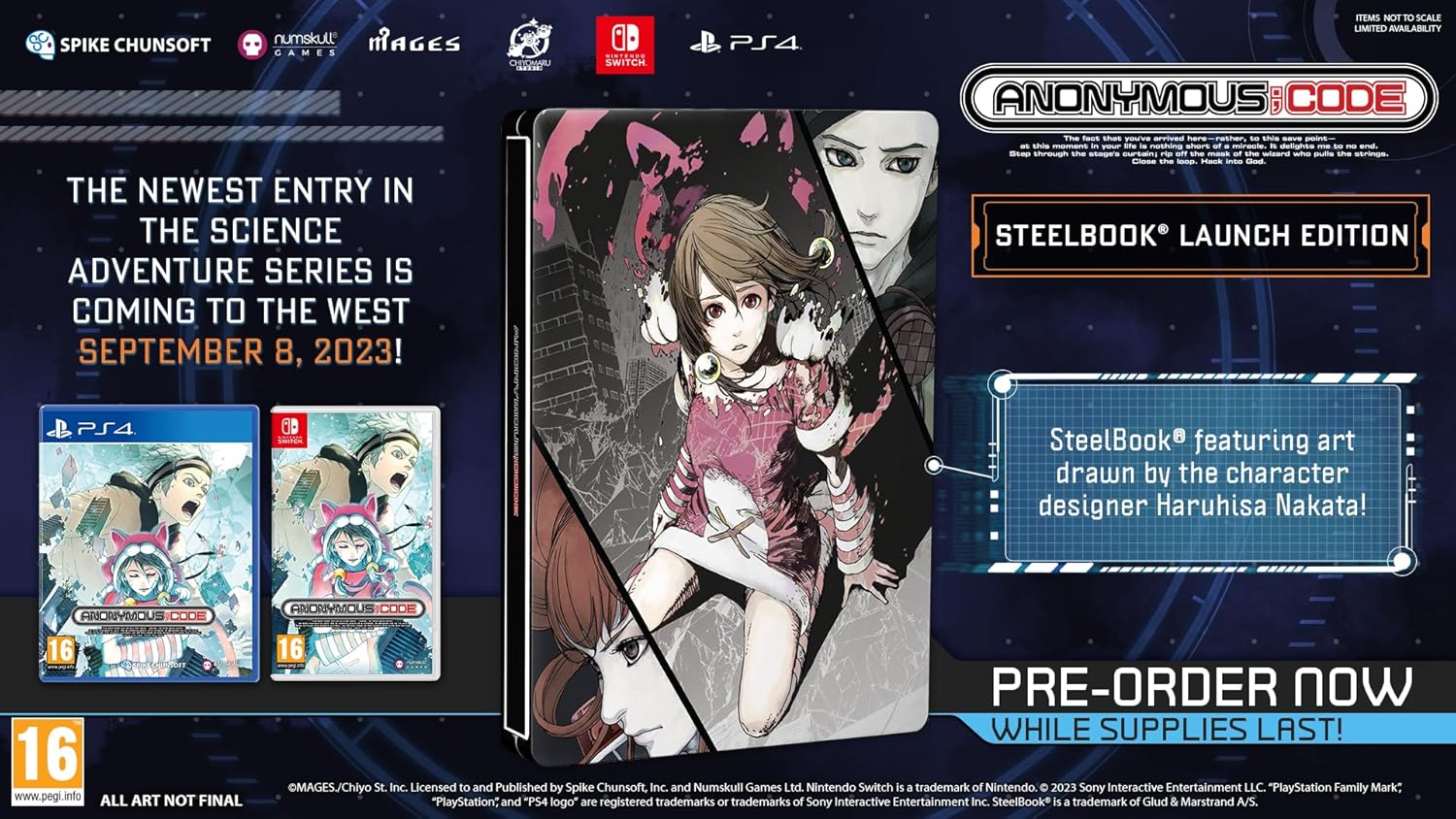Anonymous;Code Steelbook Launch Edition (Switch)