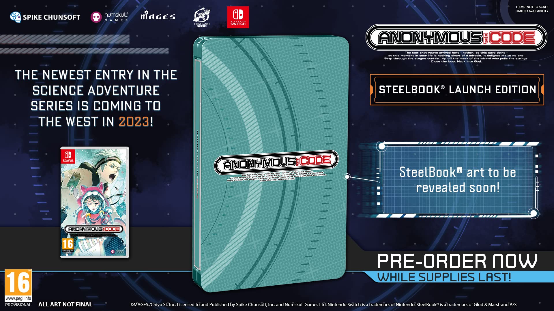 Anonymous;Code Steelbook Launch Edition (Switch)