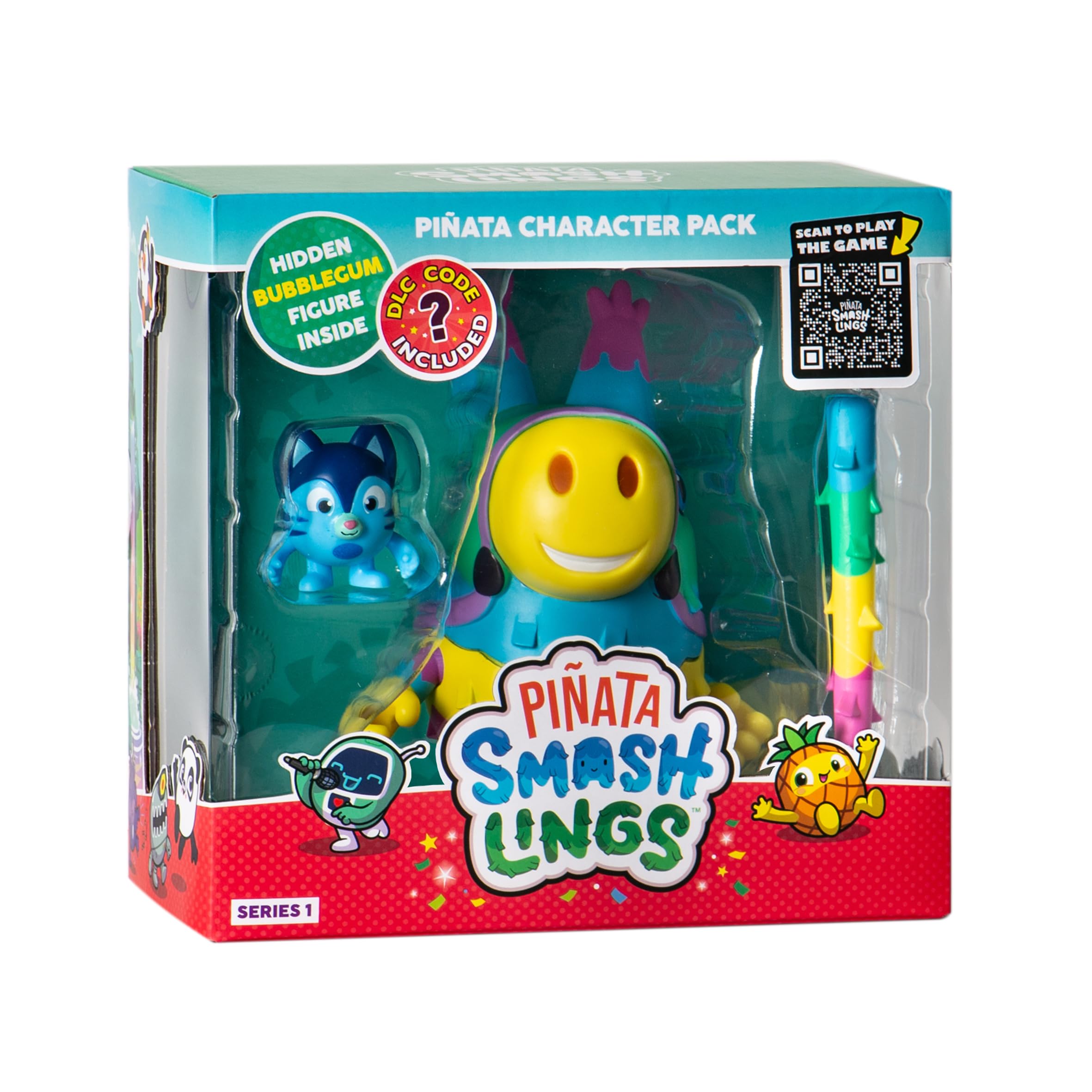 Pinata Smashlings SL6010A Pinata Articulated Figure Dazzle Donkey, Roblox, Official Toy from Toikido, Black