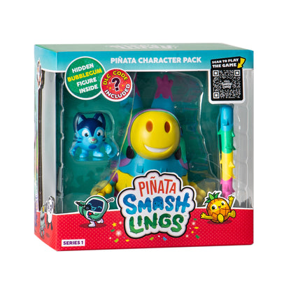 Pinata Smashlings SL6010A Pinata Articulated Figure Dazzle Donkey, Roblox, Official Toy from Toikido, Black