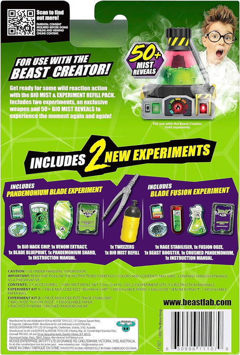 Beast Lab 11107 Bio Mist and Experiment Refill Pack, Multicolor
