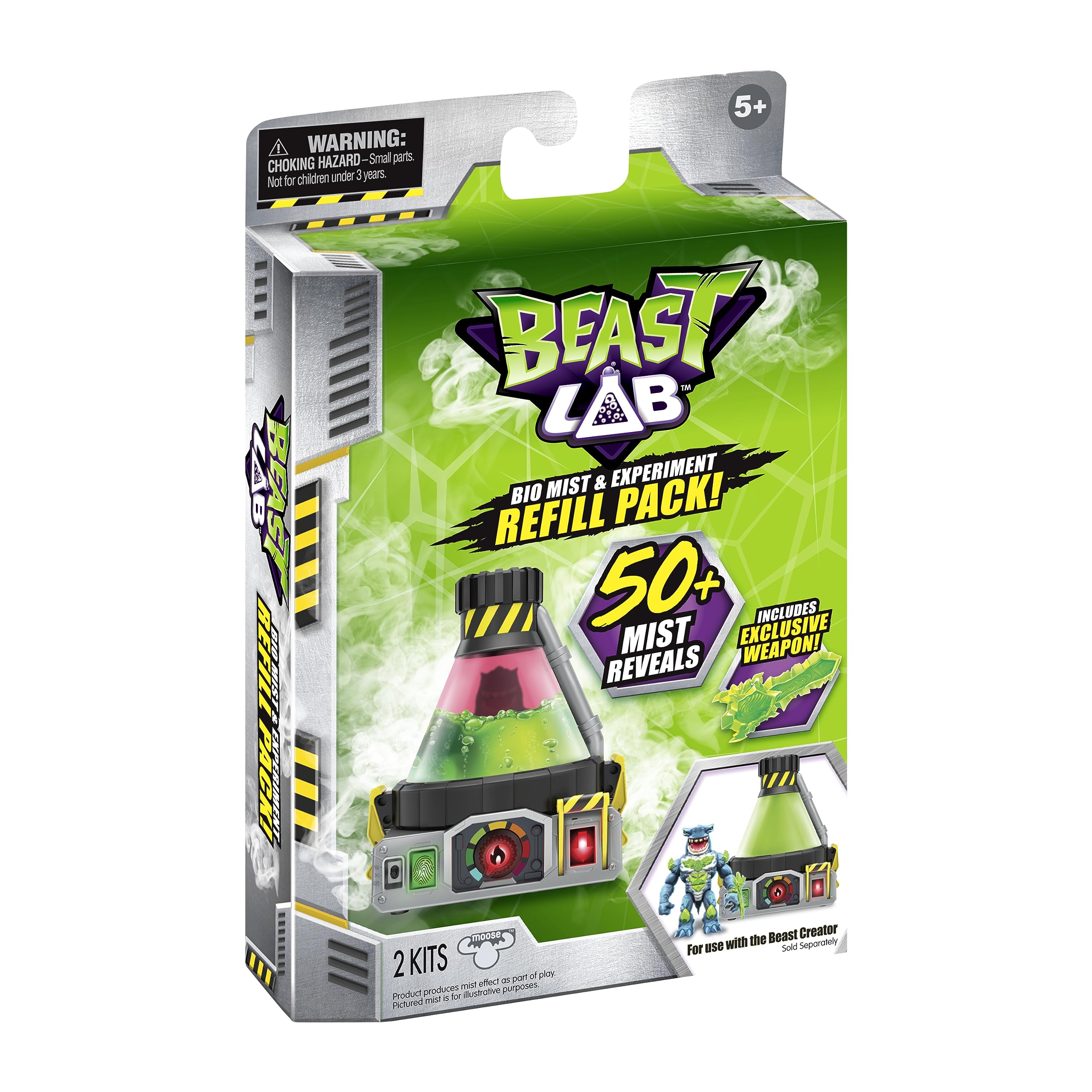 Beast Lab 11107 Bio Mist and Experiment Refill Pack, Multicolor