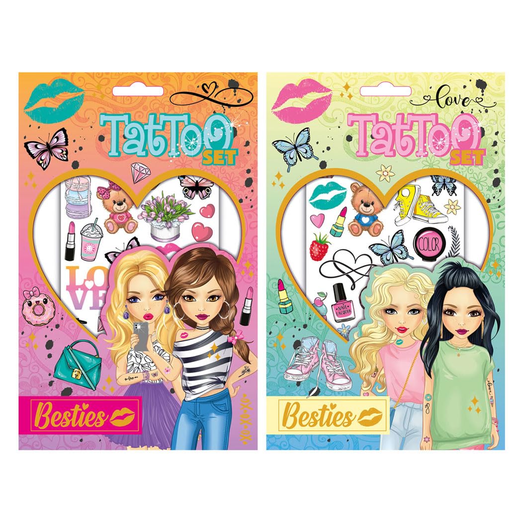 Besties - Besties Plaktattoos 2 Vellen