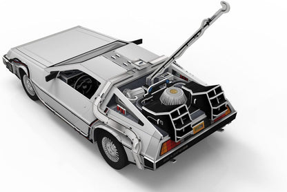 Revell 3D Puzzle 00221 Time Machine "Back to the Future" 157 Pieces, Highly Detailed, 34cm in length, Fun & Easy To Build