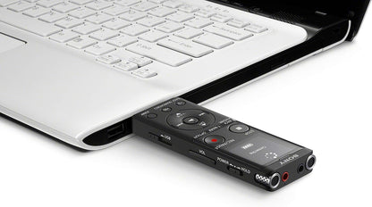 Sony Icd-UX570 MP3/LPCM Digital Voice Recorder (Dictaphone) with Built-In USB, 4GB, OLED Screen - Black Single