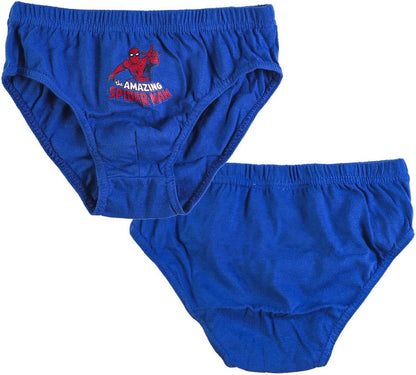 Spiderman Unisex Kid's Boxers Pack Half Slip 6-8 Years Multicolor