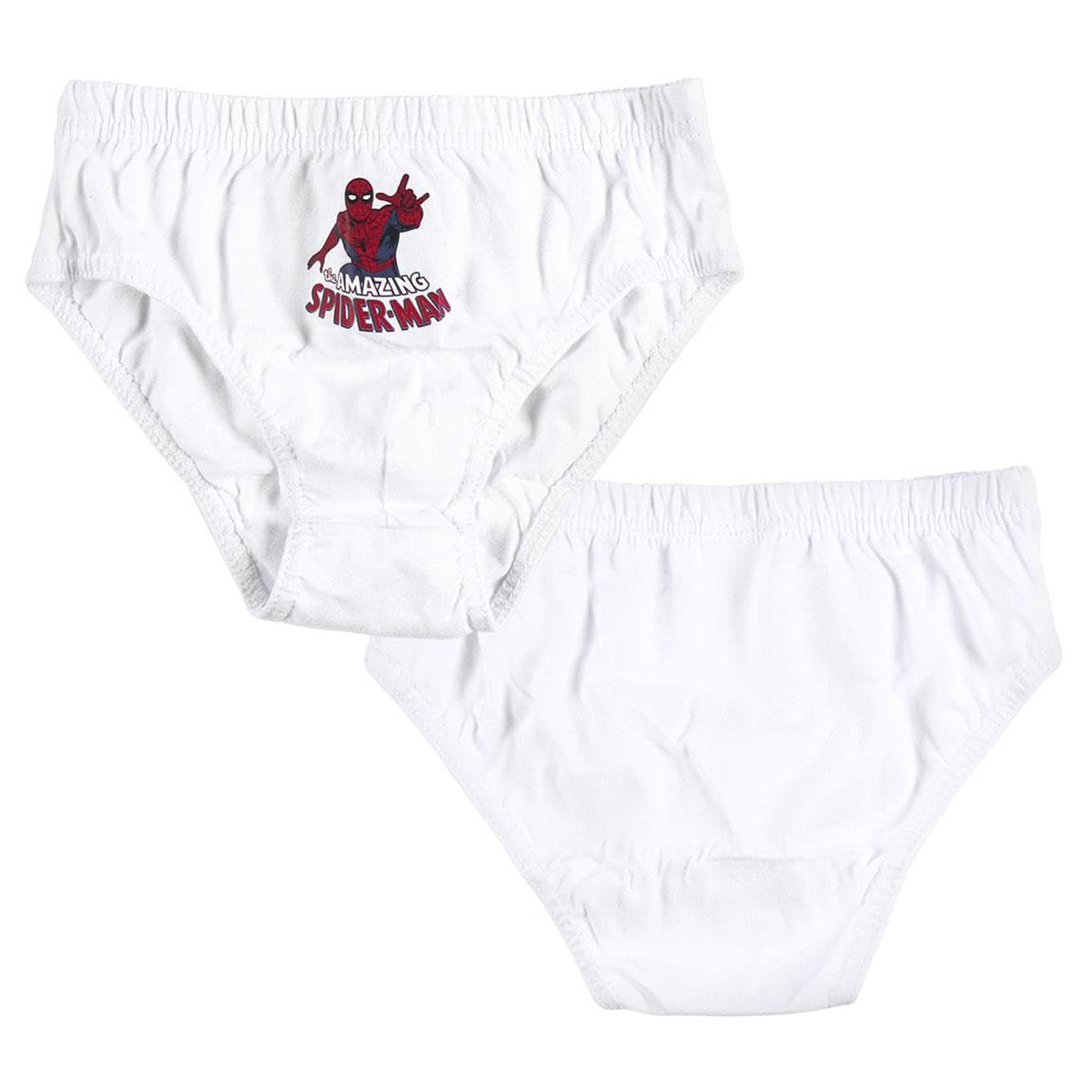 Spiderman Unisex Kid's Boxers Pack Half Slip 6-8 Years Multicolor