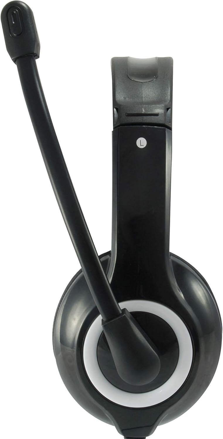 Equip 245301 Casque Audio Binaural Bandeau Noir - Casques Audio (PC/Jeux, Binaural, Bandeau, Noir, Numérique, Plastique