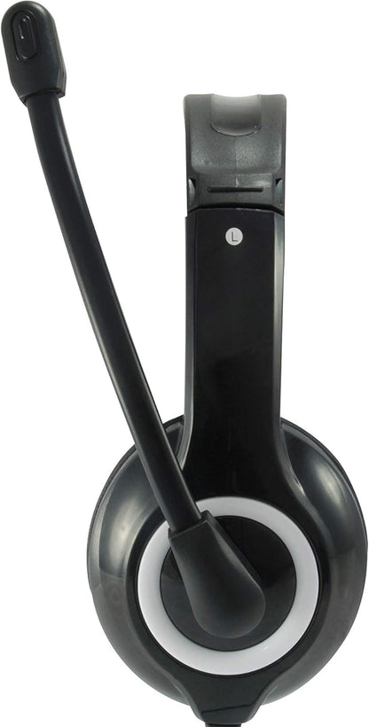 Equip 245301 Casque Audio Binaural Bandeau Noir - Casques Audio (PC/Jeux, Binaural, Bandeau, Noir, Numérique, Plastique