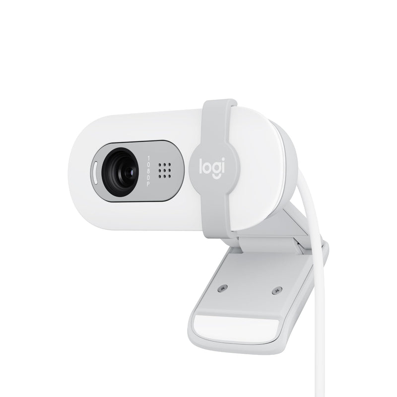 Logitech Brio 100 Full HD Webcam for Meetings and Streaming, Auto-Light Balance, Built-In Mic, Privacy Shutter, USB-A, for Microsoft Teams, Google Meet, Zoom and More