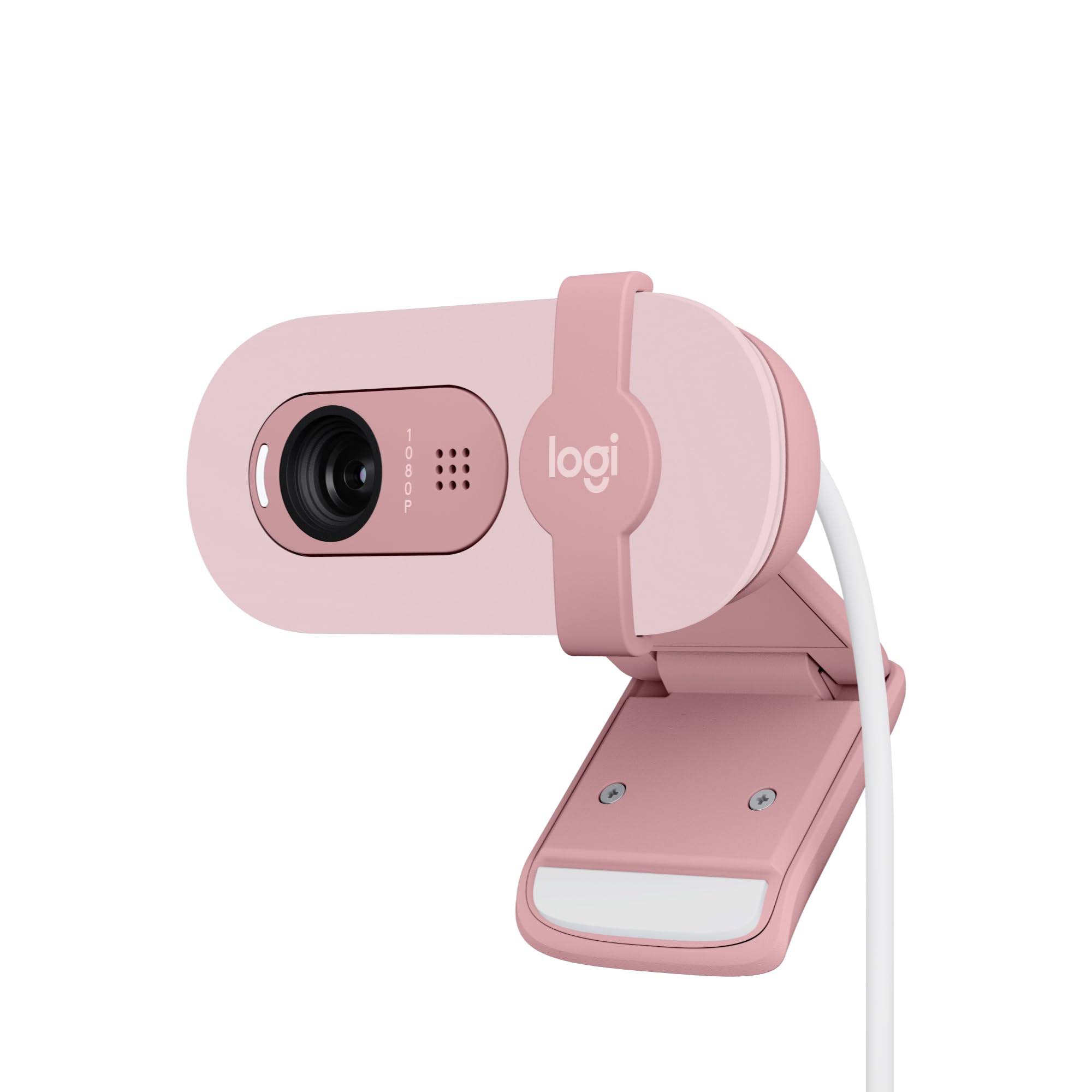 Logitech Brio 100 Full HD Webcam for Meetings and Streaming, Auto-Light Balance, Built-In Mic, Privacy Shutter, USB-A, for Microsoft Teams, Google Meet, Zoom and More