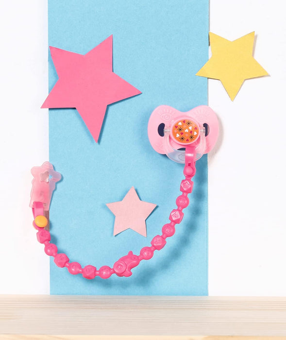 Baby Born Starter Set 832851 - Accesories Dolls for Toddlers - Includes Magic Eyes Dummy & Dummy Chain, Nappy, Ring Toy, Powder Bottle, Cream Tube, Bottle & Neckerchief