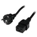 StarTech.com Cavo di Alimentazione per Computer da 2 m; Cavo Elettrico Schuko EU a C19, 16A-250V 16AWG, Cavo Alimentazione AC di Ricambio per Alimentatori PC/Monitor - Certificato UL (PXTEUC192M