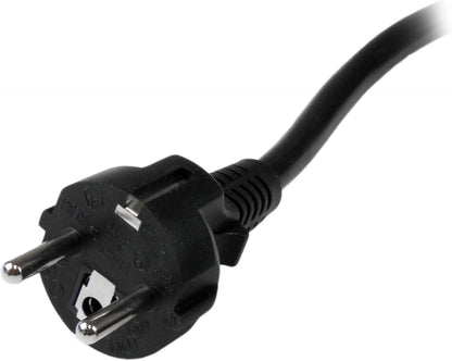 StarTech.com Cavo di Alimentazione per Computer da 2 m; Cavo Elettrico Schuko EU a C19, 16A-250V 16AWG, Cavo Alimentazione AC di Ricambio per Alimentatori PC/Monitor - Certificato UL (PXTEUC192M