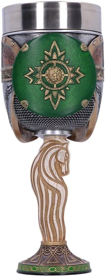 Nemesis Now Lord of The Rings Rohan Goblet 19.5cm, Resin, Officially Licensed Lord of The Rings Merchandise, Drinks Cup