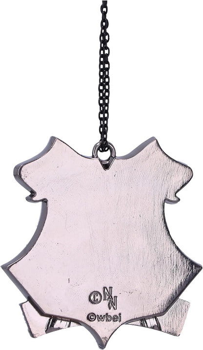 Nemesis Now Harry Potter Hogwarts Crest (Silver) Hanging Ornament 6cm, Resin, Officially Licensed Harry Potter Merchandise, Requires Sturdy Hanging Place, Cast in the Finest Resin, Hand-Painted