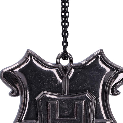 Nemesis Now Harry Potter Hogwarts Crest (Silver) Hanging Ornament 6cm, Resin, Officially Licensed Harry Potter Merchandise, Requires Sturdy Hanging Place, Cast in the Finest Resin, Hand-Painted