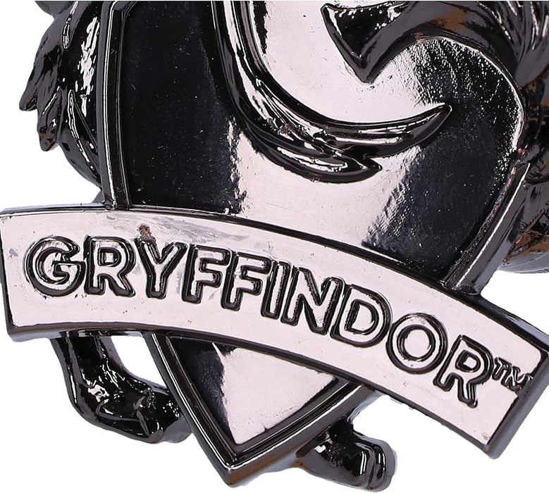 Nemesis Now Harry Potter Gryffindor Crest (Silver) Hanging Ornament 6cm, Resin, Officially Licensed Harry Potter Merchandise, Requires Sturdy Hanging Place, Cast in the Finest Resin, Hand-Painted