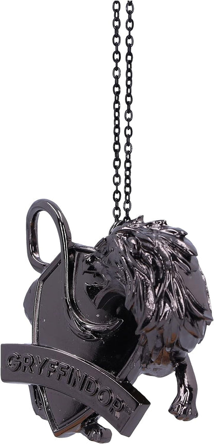 Nemesis Now Harry Potter Gryffindor Crest (Silver) Hanging Ornament 6cm, Resin, Officially Licensed Harry Potter Merchandise, Requires Sturdy Hanging Place, Cast in the Finest Resin, Hand-Painted