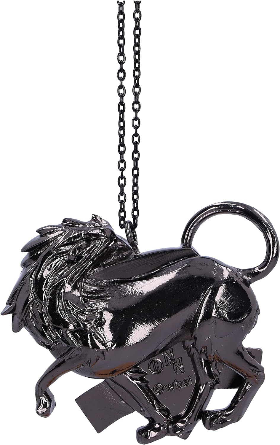 Nemesis Now Harry Potter Gryffindor Crest (Silver) Hanging Ornament 6cm, Resin, Officially Licensed Harry Potter Merchandise, Requires Sturdy Hanging Place, Cast in the Finest Resin, Hand-Painted