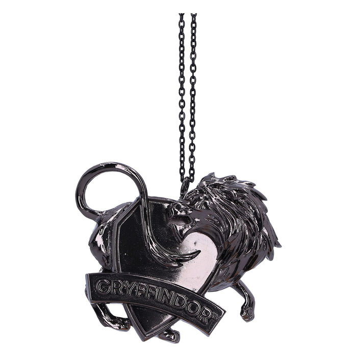 Nemesis Now Harry Potter Gryffindor Crest (Silver) Hanging Ornament 6cm, Resin, Officially Licensed Harry Potter Merchandise, Requires Sturdy Hanging Place, Cast in the Finest Resin, Hand-Painted