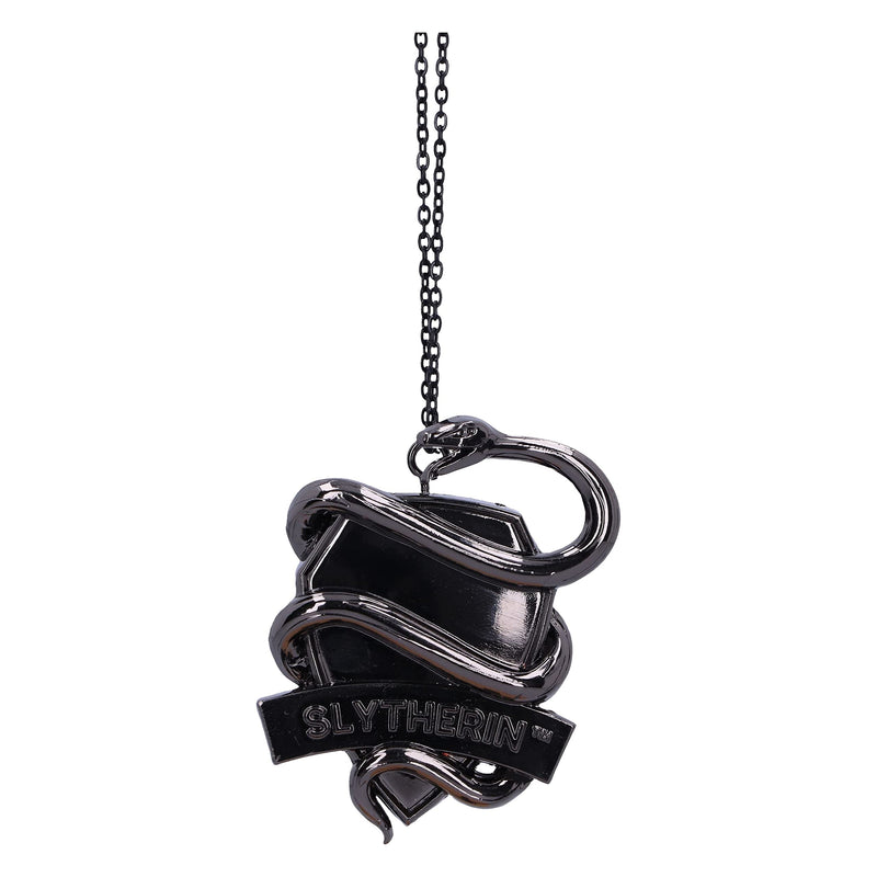 Nemesis Now Harry Potter Slytherin Crest (Silver) Hanging Ornament 6.3cm, Resin, Officially Licensed Harry Potter Merchandise, Requires Sturdy Hanging Place, Cast in the Finest Resin, Hand-Painted