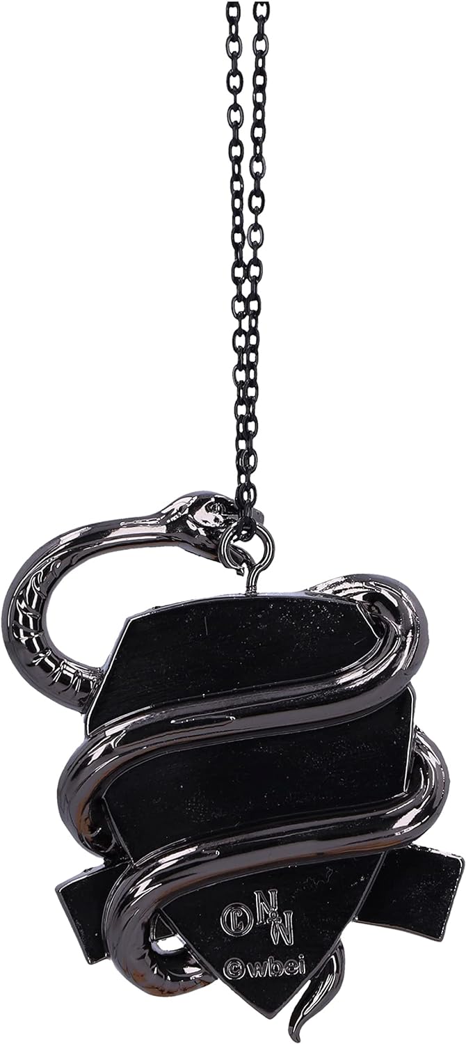Nemesis Now Harry Potter Slytherin Crest (Silver) Hanging Ornament 6.3cm, Resin, Officially Licensed Harry Potter Merchandise, Requires Sturdy Hanging Place, Cast in the Finest Resin, Hand-Painted