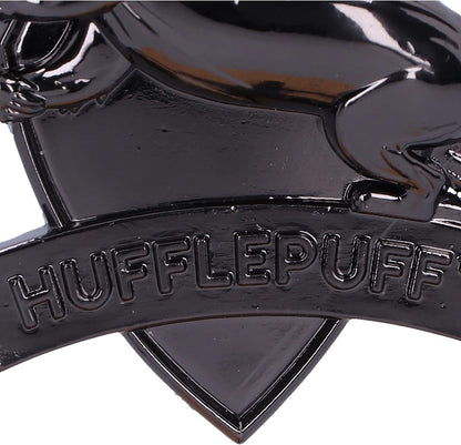 Nemesis Now Harry Potter Hufflepuff Crest (Silver) Hanging Ornament 5.8cm, Resin, Officially Licensed Harry Potter Merchandise, Requires Sturdy Hanging Place, Cast in the Finest Resin, Hand-Painted