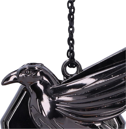 Nemesis Now Harry Potter Ravenklauw Crest (zilver) hangend ornament 7 cm, hars, officieel gelicentieerde Harry Potter-merchandise, vereist stevige ophangplaats, gegoten in de fijnste hars