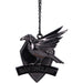 Nemesis Now Harry Potter Ravenklauw Crest (zilver) hangend ornament 7 cm, hars, officieel gelicentieerde Harry Potter-merchandise, vereist stevige ophangplaats, gegoten in de fijnste hars