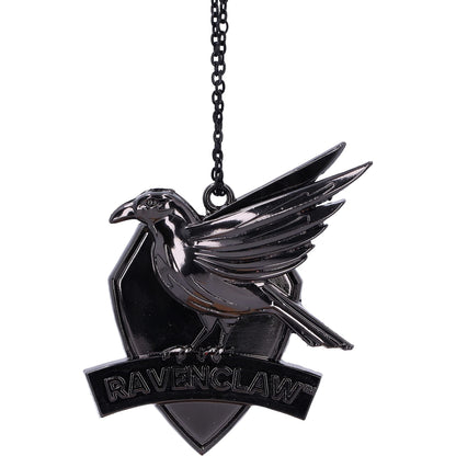 Nemesis Now Harry Potter Ravenklauw Crest (zilver) hangend ornament 7 cm, hars, officieel gelicentieerde Harry Potter-merchandise, vereist stevige ophangplaats, gegoten in de fijnste hars