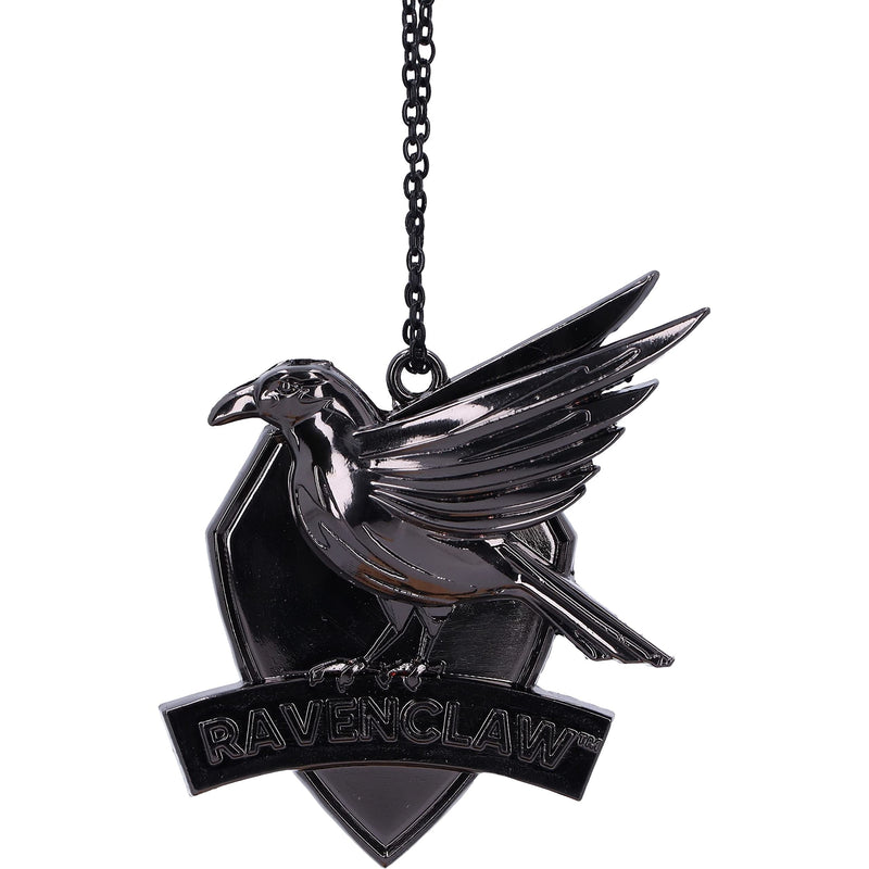 Nemesis Now Harry Potter Ravenklauw Crest (zilver) hangend ornament 7 cm, hars, officieel gelicentieerde Harry Potter-merchandise, vereist stevige ophangplaats, gegoten in de fijnste hars