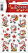 HERMA 3219 Christmas Stickers, Santa Claus (63 Stickers, Paper, Matte) Self-Adhesive Christmas Decoration, Permanent Adhesive Labels for Christmas, Gifts, Crafts, Advent Calendar, Colourful