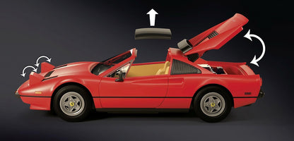 Playmobil 71343 Famous Cars Magnum, P.I. Ferrari 308 GTS Quattrovalvole, supercar, Collector's item for car enthusiasts, Toy for collectors and suitable for children ages 5+