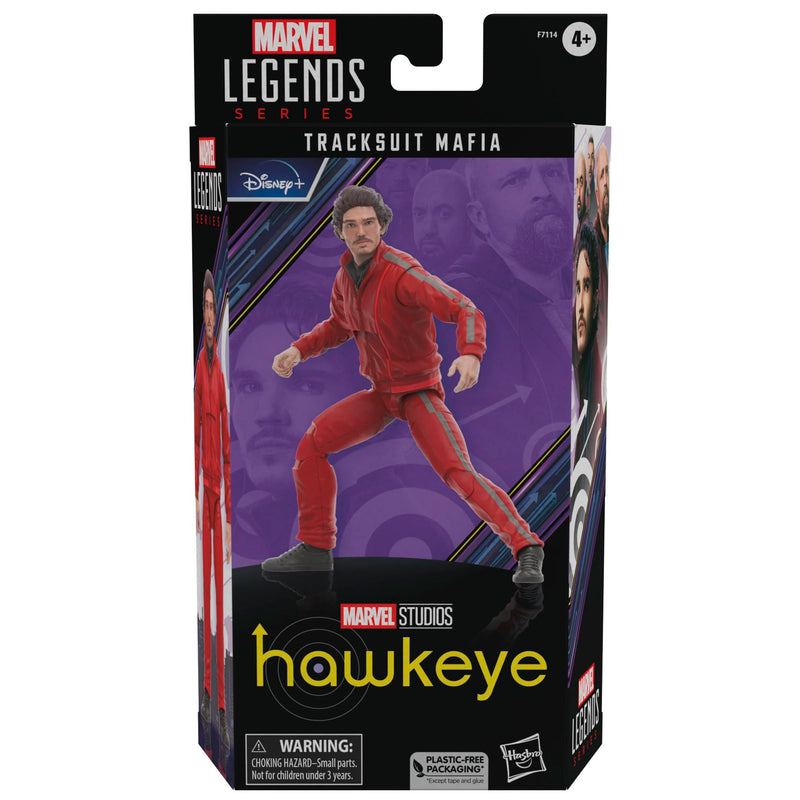 Marvel Legends Series Mafia Tracksuit, Hawkeye 6-Inch Collectible Action Figures, Toys for Kids Ages 4+